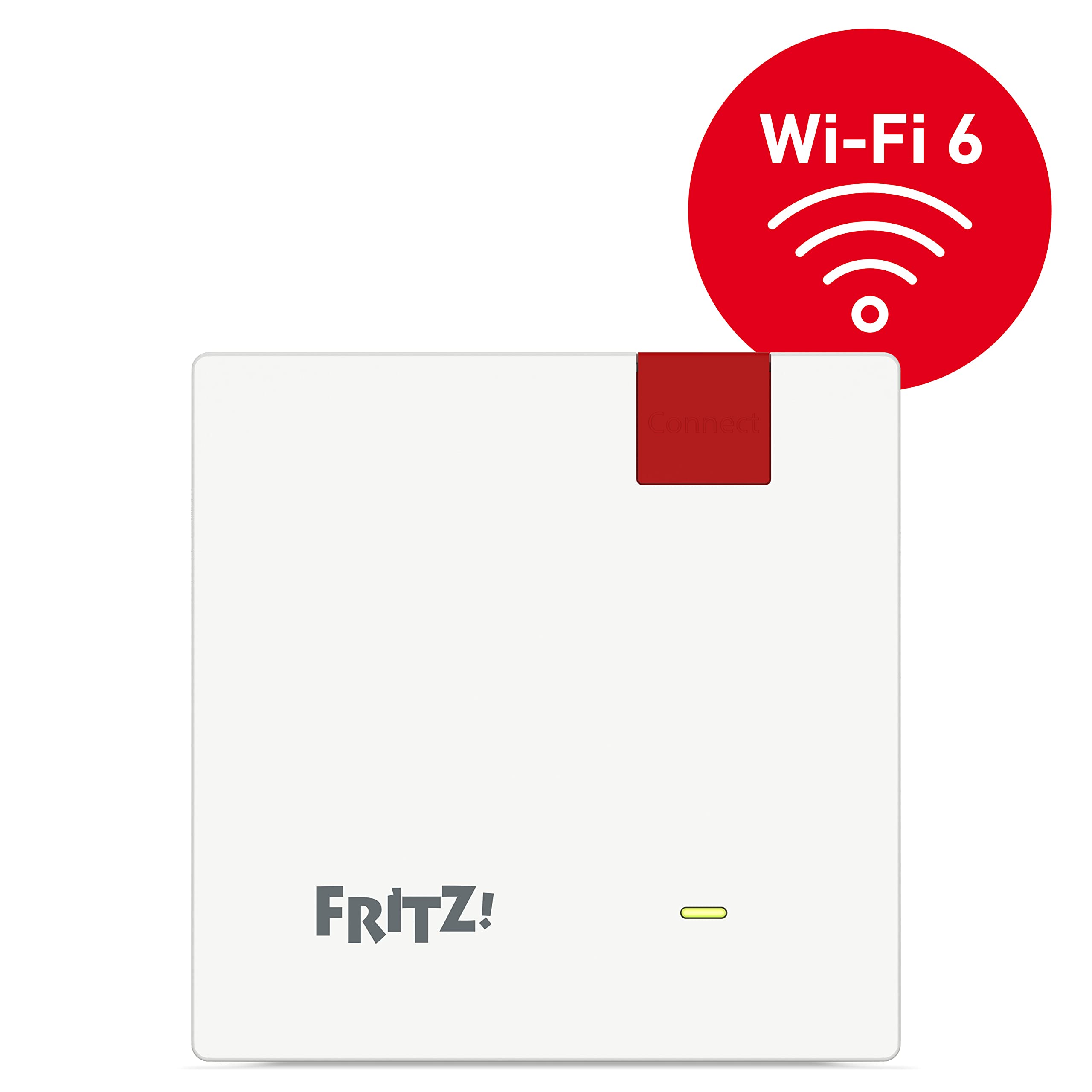 FRITZ!Repeater 1200 AX – Wi-Fi 6 Dualband Repeater mit bis zu 2.400 MBit/s